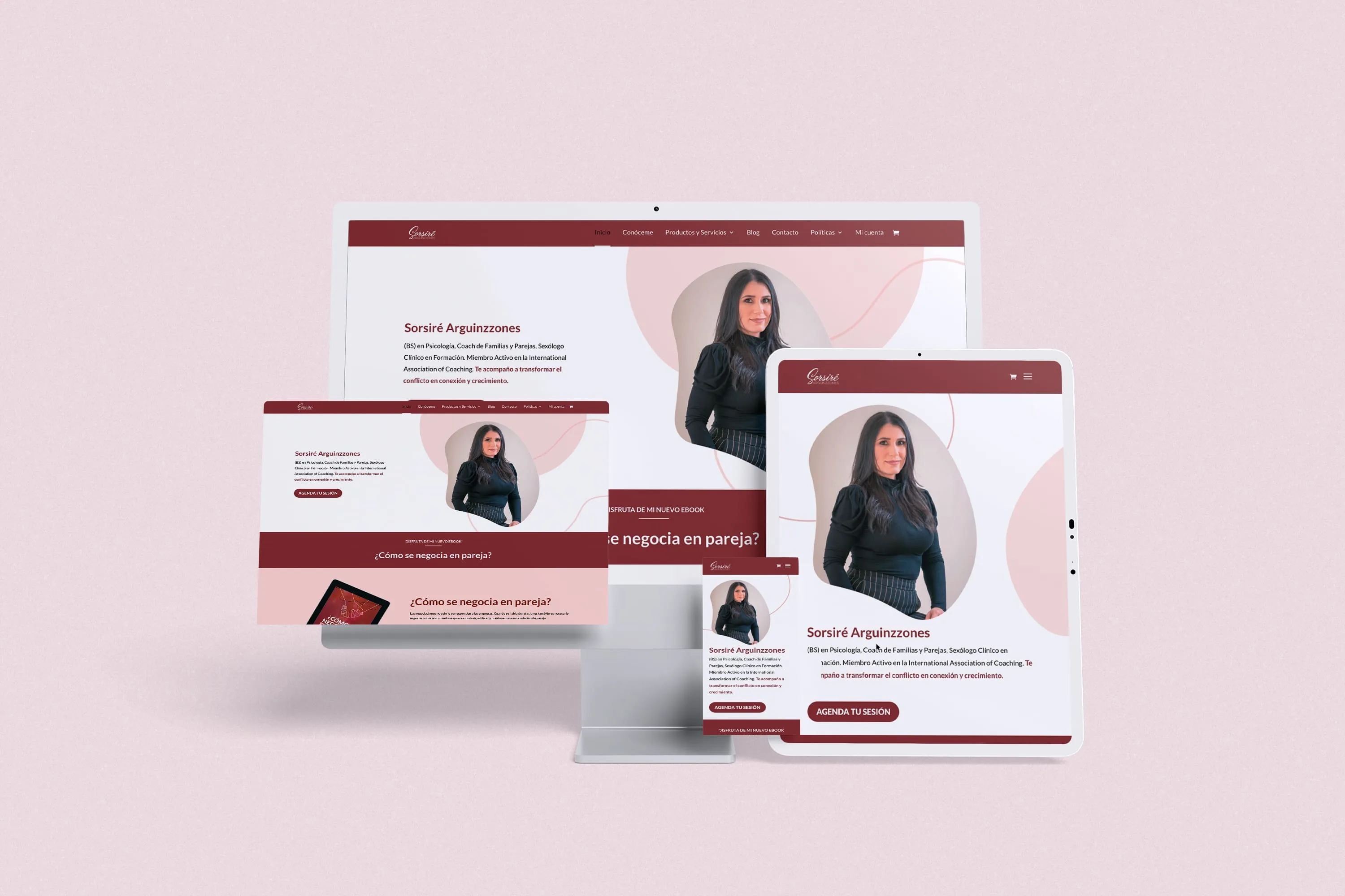Sitio web de Sorsire Arguinzzones — Marca personal